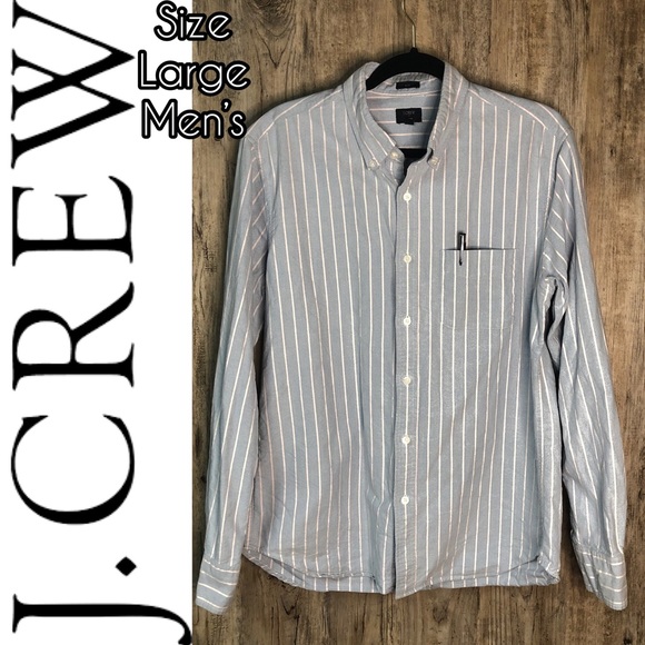 J. Crew Other - J. CREW Blue/white striped button down men’s shirt
